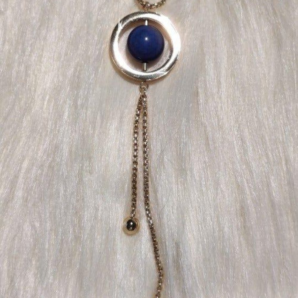 Blue Howlite Gemstone Women’s Necklace